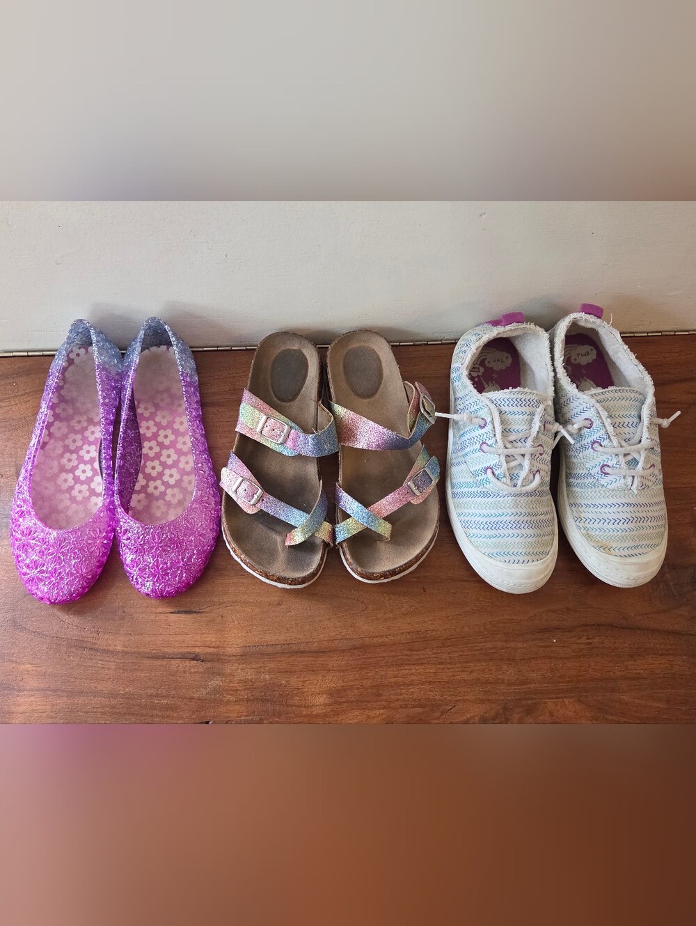 Lot of Girls Shoes Sizes 2-2.5